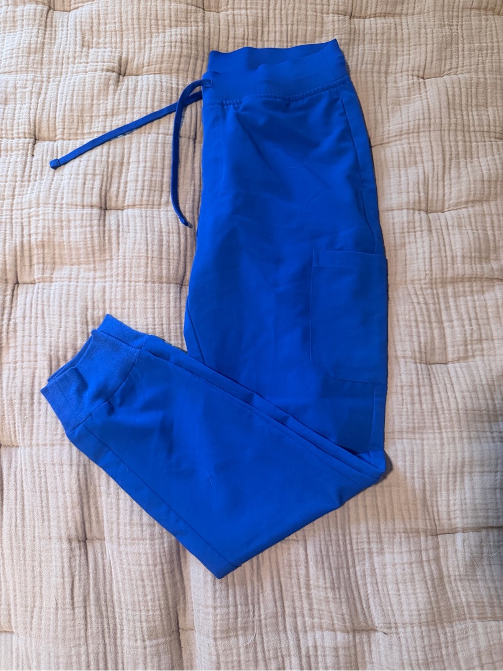 Women’s mandala Blue Drawstring Jogger scrub Pants